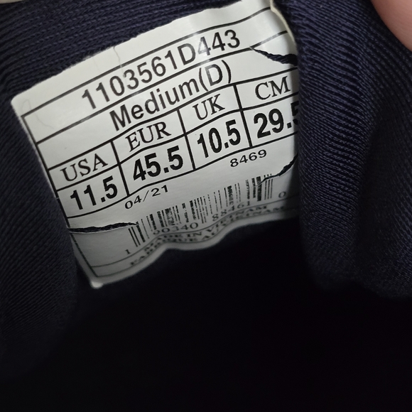 Brooks Men's Glycerin 19 Navy Blue Neutral Running Sneakers Size 11.5 - Picture 9 of 13